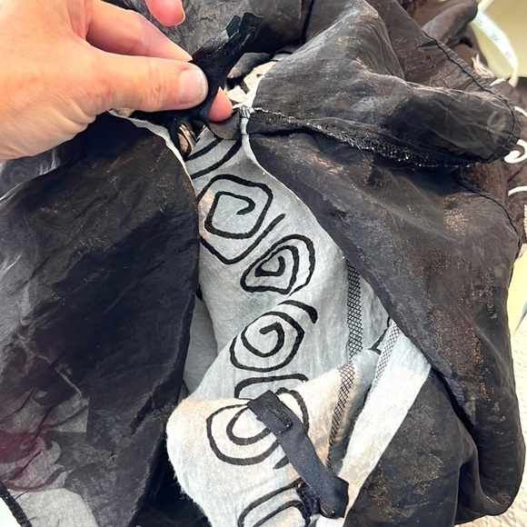 ANTHRO’s Lapis, Funky, FUN& Boho-BUSTLE Dress/Skirt gray/black,BUSTLE IT🔥 - Picture 6 of 12